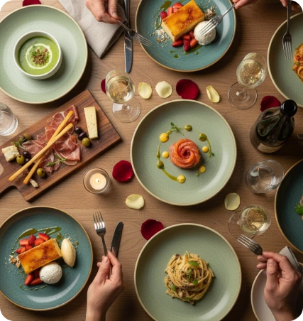 ¿Cuánto costaría un buffet para 50 personas